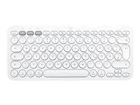 Logitech K380 Multi-Device Bluetooth Keyboard - tangentbord - QWERTY - italiensk - offwhite Inmatningsenhet 920-010399