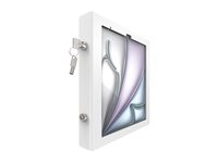 Compulocks iPad Air M2 13" (2024), Apex Enclosure Core Stand monteringssats - synliga kameror och sensorer fram/bak - för surfplatta - vit 111W13APXW