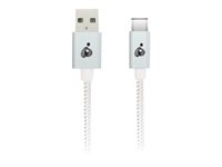 IOGEAR Charge & Sync Flip Pro - USB typ C-kabel - USB typ A till 24 pin USB-C - 2 m G2LU3CAM02-WT