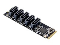 MicroConnect - gränssnittsadapter - SATA 6Gb/s - M.2 Card MC-M.2-JMB585