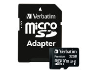 Verbatim - flash-minneskort - 32 GB - microSDHC 44083