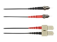 Black Box patch-kabel - 10 m - svart FOLZH62-010M-STSC-BK