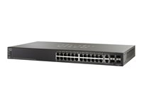 Cisco Small Business SF500-24MP - switch - 24 portar - Administrerad - rackmonterbar SF500-24MP-K9-G5