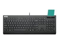 Lenovo Smartcard Wired Keyboard II - tangentbord - spansk - svart Inmatningsenhet 4Y41B69380