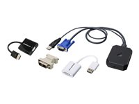 IOGEAR Portable Laptop Console Crash Cart Adapter IT Kit - omkopplare för tangentbord/video/mus - 1 portar GUC211VKIT