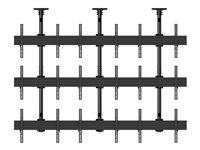 Multibrackets M Ceiling Mount Pro MBC3X3U2 monteringssats - för 18 LCD-bildskärmar - svart 7350073733613