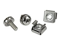 StarTech.com M5 Mounting Screws and Cage Nuts for Server Rack Cabinet - Pack of 100 Server Rack Screws (CABSCREWM52) - skruvar och muttrar för rack CABSCREWM52