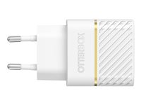 OtterBox Wall Charger strömadapter - 24 pin USB-C - 20 Watt 78-80349