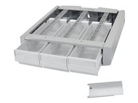 Ergotron StyleView Supplemental Storage Drawer, Triple monteringskomponent - grå, vit 97-864