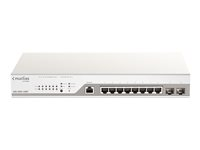 D-Link Nuclias Cloud-Managed DBS-2000-10MP - switch - 10 portar - smart - rackmonterbar DBS-2000-10MP/E