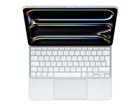 Apple Magic Keyboard - tangentbord och foliefodral - med pekdyna - AZERTY - fransk - vit Inmatningsenhet MWR43F/A