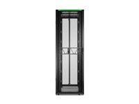 APC NetShelter SX Gen 2 - rack - 2258 H x 750 B x 1200 D mm, med sidor - 48U AR3357B2