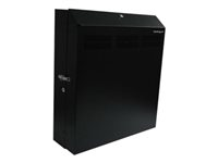 StarTech.com 4U 19in Secure Horizontal Wall Mountable Server Rack - rack - 4U RK419WALVSGB