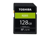 Toshiba High Speed N203 - flash-minneskort - 128 GB - SDXC UHS-I THN-N203N1280E4