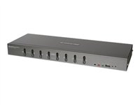 IOGEAR GCS1108 8-Port DVI KVMP Switch - omkopplare för tangentbord/video/mus/ljud/USB - 8 portar - TAA-kompatibel GCS1108