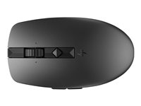 HP 715 - mus - flera enheter, laddningsbar - 2.4 GHz, Bluetooth 3.0 - svart 6E6F0AA