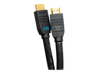 C2G 25ft Ultra Flexible 4K Active HDMI Cable Gripping 4K 60Hz - In-Wall M/M - HDMI-kabel med Ethernet - 7.6 m C2G10382