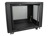 StarTech.com Serverskåp - 30 tum (76 cm) djupt kabinett - 12U - rack - 12U RK1233BKM