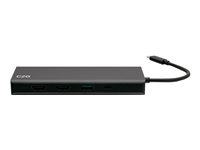 C2G USB C Docking Station - Dual Monitor Docking Station with 4K HDMI, USB, Ethernet, and AUX - Power Delivery up to 60W - dockningsstation - USB-C / Thunderbolt 3 - 2 x HDMI - 1GbE - TAA-kompatibel C2G54488