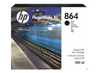 HP 864 - svart - original - PageWide XL - bläckpatron 3ED86A