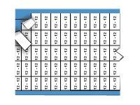 Brady Micro Solid Numbers Wire Marker Card Legend: 12 - lednings/kabelmärkare (förtryckt) TMXM-12-PK