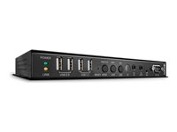 LINDY 4K HDMI & USB Over IP Extender - Receiver - video/ljud/infraröd/USB/seriell förlängare - GigE, RS-232, USB 2.0, HDMI, VGA 38267