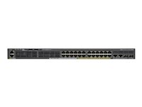 Cisco Catalyst 2960X-24PSQ-L - switch - 24 portar - Administrerad - rackmonterbar WS-C2960X-24PSQ-L