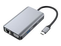 Conceptronic DONN21G - dockningsstation - USB-C 3.2 Gen 1 - VGA, HDMI DONN21G