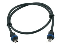 Mobotix MX-CBL-MU-STR-2 - USB-kabel - mini-USB typ B till mini-USB typ B - 2 m MX-CBL-MU-STR-2