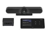 Logitech Small Room with Tap + MeetUp + Intel NUC for Microsoft Teams Rooms - paket för videokonferens - med Intel NUC Pro Kit NUC11TNKi5 TAPMUPMSTINT