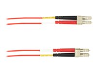 Black Box patch-kabel - 10 m - röd FOCMR50-010M-LCLC-RD