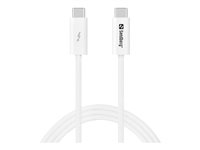 Sandberg - USB typ C-kabel - 24 pin USB-C till 24 pin USB-C - 1 m 136-56