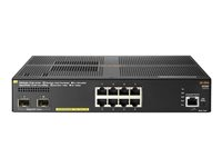 HPE Aruba 2930F 8G PoE+ 2SFP+ TAA - switch - 8 portar - Administrerad - rackmonterbar - TAA-kompatibel JL692A