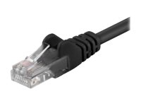 MicroConnect nätverkskabel - 25 m - svart UTP525S