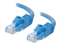 C2G Cat6 Booted Unshielded (UTP) Crossover Patch Cable - övergångskabel - 50 mm - blå 83522