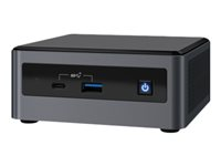 Intel Next Unit of Computing Kit 10 Performance - NUC10i3FNHN - mini-PC Core i3 10110U 2.1 GHz - 0 GB - ingen HDD BXNUC10I3FNHN3