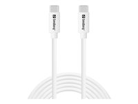 Sandberg Saver - USB typ C-kabel - 24 pin USB-C till 24 pin USB-C - 2 m 336-53