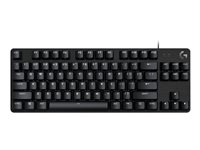 Logitech G G413 TKL SE - tangentbord - AZERTY - fransk - svart Inmatningsenhet 920-010444