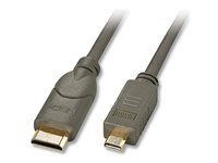 Lindy High Speed HDMI Cable - HDMI-kabel med Ethernet - 50 cm 41340