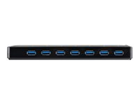 StarTech.com USB 3.0-hub med 7 portar och dedicerade laddningsportar - 2x 2,4 A-portar - USB-växel - 7 portar ST93007U2C