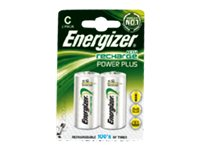 Energizer Accu Recharge Power Plus batteri - 2 x C - NiMH 635674