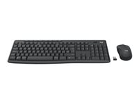 Logitech MK370 Combo for Business - sats med tangentbord och mus - QWERTZ - schweizisk - grafit Inmatningsenhet 920-012067