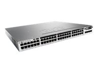 Cisco Catalyst 3850-48T-E - switch - 48 portar - Administrerad - rackmonterbar WS-C3850-48T-E