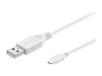 MicroConnect - USB-kabel - mikro-USB typ B till USB - 1 m USBABMICRO1W