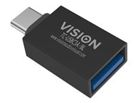 Vision Professional - USB typ C-adapter - 24 pin USB-C till USB typ A TC-USBC3A/BL