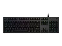 Logitech Gaming G512 - tangentbord - AZERTY - fransk - kol Inmatningsenhet 920-008940