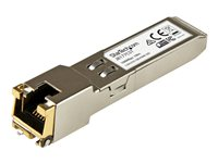 StarTech.com HPE J8177C Compatible SFP Module, 1000BASE-T, SFP to RJ45 Cat6/Cat5e, 1GE Gigabit Ethernet SFP, RJ-45 (Copper) 100m, HPE 1810, 1820, 2530, 1Gbps Mini GBIC Transceiver SFP - Lifetime Warranty (J8177CST) - SFP-sändar/mottagarmodul (mini-GBIC) - 1GbE J8177CST