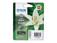 Epson T0597 - gråsvart - original - bläckpatron C13T05974010