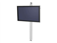 SMS Flatscreen X WFH S 1955 monteringssats - vridbar - för LCD-display - vit, aluminium PD091001-P0