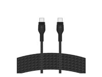 Belkin BoostCharge - USB typ C-kabel - 24 pin USB-C till 24 pin USB-C - 3 m CAB011bt3mBK